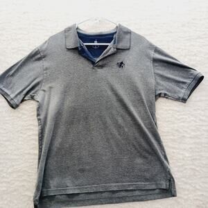 Shirt Polo Men Disney Parks Mickey Mouse Gray Navy Pickleball Embroidery Size M